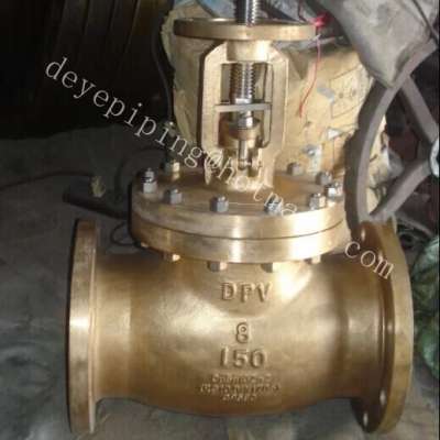 Industry 150lbs 300lbs C95800 B62 Bronze Copper Flanged Globe Valve for Sea Water