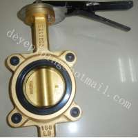 Industry 150lbs 300lbs C95800 B62 Bronze Copper Butterfly Valve