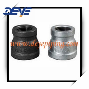 Malleable Iron Black Iron or Galvanized iron Reducer with ANSI BS DIN