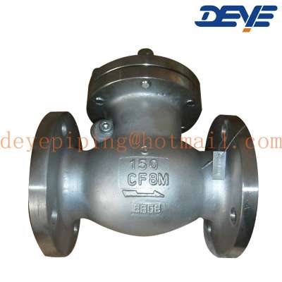 CF8M SS316 Flanged Swing Non Return NRV Check Valve