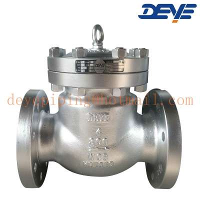 API WCB 300lbs Carbon Steel Swing Non Return Check Valve