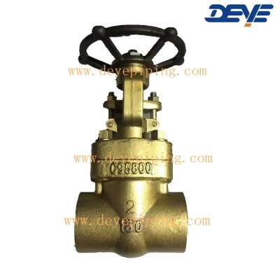 150lbs C95800 B62 NPT SW Bronze Gate Valve for Sea Water and Chemical Use