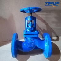 DIN3202 F1 PN16 DN50 GG25 Body Brass Seat Globe  Valve