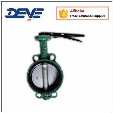 Wafer A Type GG25 GGG50 Body SS304 SS316 Disc Butterfly Valve with 250PSI