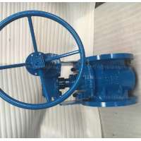 API Sleeve Type Soft Sealing Plug valve with gear wheel