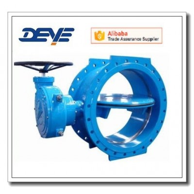 Ductile iron EPDM Seat Double Eccentric flanged Butterfly Valve for Drinking water