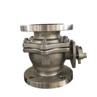 ANSIDN50~DN600 flange type stainless steel ball valve hemispherical handle ball valve